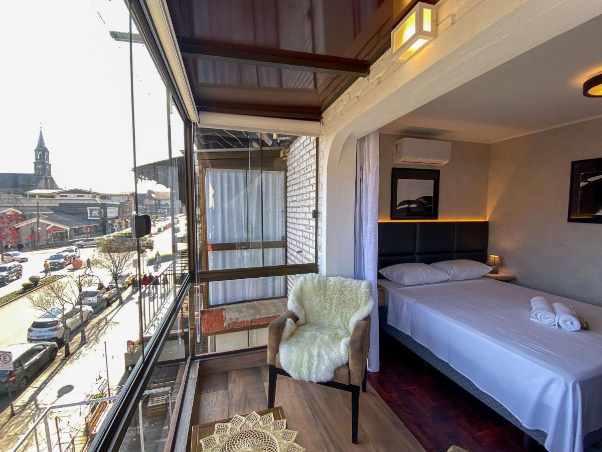 Apartmán Locar-In Gramado- 100M Rua Coberta Exteriér fotografie