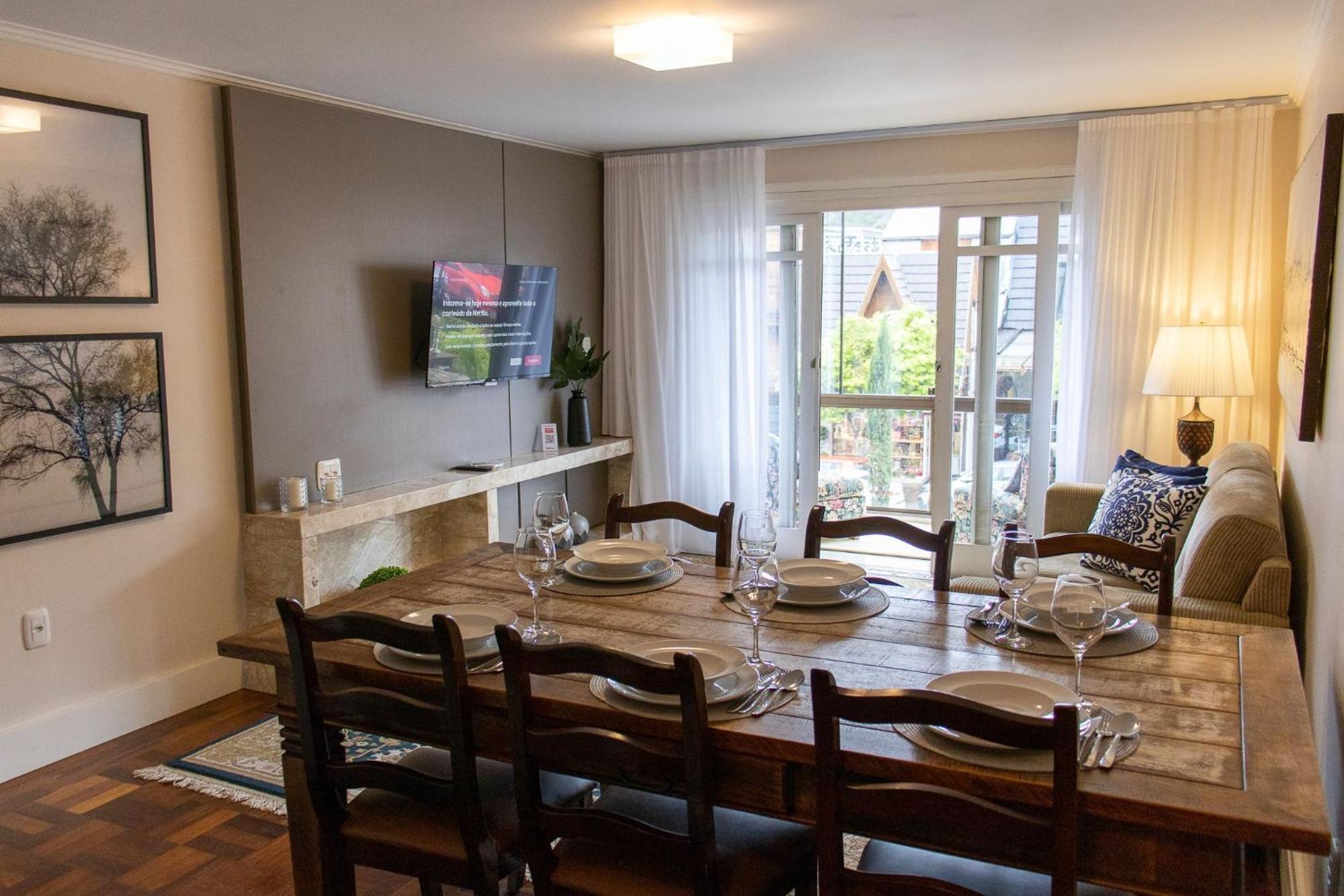 Apartmán Locar-In Gramado- 100M Rua Coberta Exteriér fotografie